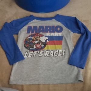 Boys long sleeve Mario shirt